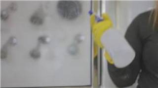 Bathroom Cleaning  How to Remove Soap Film from a Glass Door [upl. by Gamal]