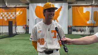 Zander Sechrist talks No 2 Vols win over Eastern Kentucky [upl. by Ecinna]