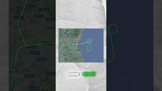 Pilot’s Hilarious Radar Art After Forced Diversion 😂✈️ [upl. by Kcir]