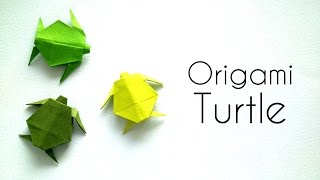 Origami Animals Tutorial Origami Turtle [upl. by Atok133]