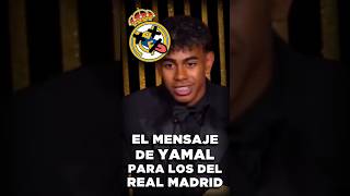 El MENSAJE de YAMAL para los MERENGUES  Balón de Oro [upl. by Melly702]