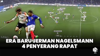 Jerman 20 Perancis  Taktik Nagelsmann  Kroos Deep Playmaker Kimmich Fullback 4 Penyerang Rapat [upl. by Ellehctim158]