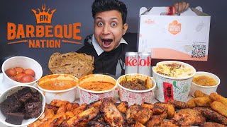 Barbeque Biggest Non Veg Meal in a Box  My Worst Experience Of Barbeque Nation Mukbang [upl. by Hanny]