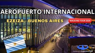 【5K】BIENVENIDOS A LA ARGENTINA 🇦🇷 AEROPUERTO INTERNACIONAL EZEIZA 🛫 Ministro Pistarini Walk Tour 🇦🇷 [upl. by Madden]