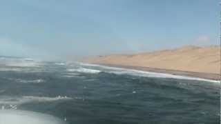 Scenic flight over Namib Desert and Sossusvlei Part I  UNESCO World Heritage Site [upl. by Margie153]