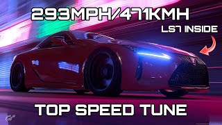 GT7  Lexus LC500 Top Speed Tune Nitrous [upl. by Abrahamsen]