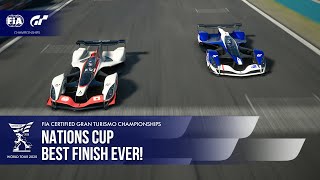 GT SPORT HIGHLIGHTS ネイションズカップ最終ラップの激闘（日本語実況） [upl. by Ajroj]