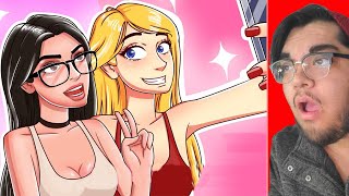 I Met SSSniperWolf In Real Life Animation React [upl. by Peale684]