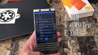 Day 4  BlackBerry KEYone  HUB shortcuts color changes and more [upl. by Halil]