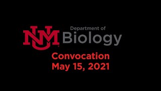 UNM Biology Graduation 2021 [upl. by Namso]