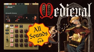 Teenage Engineering EP1320 Medieval  ALL SOUNDS [upl. by Oyek]