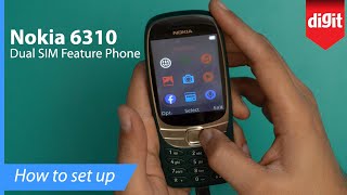 How to Setup Nokia 6310 Dual SIM Feature Phone [upl. by Debor]