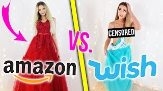 PRINZESSINNEN KLEIDER IN LIVE Anprobe đź± Wish vs Amazon  XLAETA [upl. by Farron]