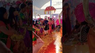 Wedding entry maharastrianwedding marathi marriedlife lagna shortvideo [upl. by Teddie175]