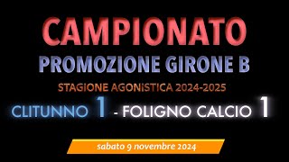 CLITUNNO vs FOLIGNO del 09 11 2024 [upl. by Aisetal]