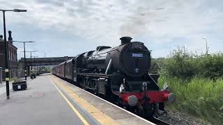 Class 4780244871 steam train with tone at Abergele amp Pensarn station 14072024 [upl. by Leizo]