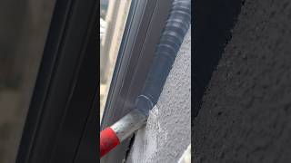 Sealing Window Gaps with Silicone Caulk – Outdoor Perfection  So Satisfying [upl. by Ligriv]