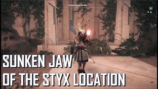 Sunken Jaw of The Styx Location  AC Odyssey Fields of Elysium [upl. by Auka462]