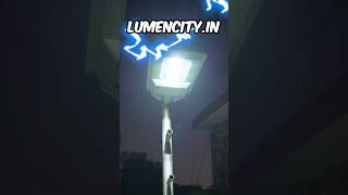 Solar Street Light With Lens [upl. by Ataga]