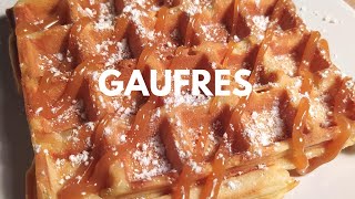 Recette de gaufres légères et moelleuses [upl. by Pasquale]