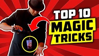 WOW TOP 10 BEST Magic Tricks That You Can Do [upl. by Oterol]