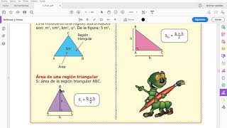 SUPERFICIES DE FIGURAS GEOMETRICAS TRIANGULARES 5 Prim [upl. by Enetsirk]