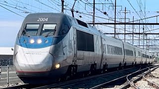 Railfanning Amtrak and SEPTA at Holmesburg Junction [upl. by Cosette]