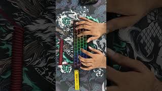 Wooting 60 HE  Lekker Switches  Rapid Trigger Keyboard  Sound Test wooting lekker [upl. by Yanehc]