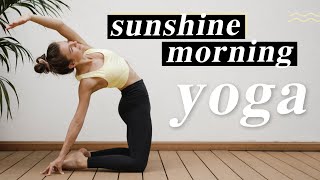 Yoga Morgenroutine für Anfänger  Kraft amp Energie für den Tag  klar und wach in 15 Minuten [upl. by Yelsnia]