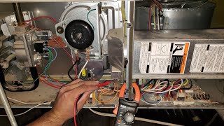 Furnace Troubleshooting Step by Step with Multi Meter [upl. by Uamak]