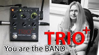 Digitech TRIO  band creator  looper  TUTORIAL  deutsch [upl. by Assiren106]