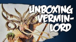 Verminlord Unboxing Skaven End Times Fantasy [upl. by Inaffets]