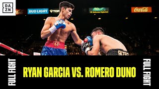 FULL FIGHT  Ryan Garcia vs Romero Duno [upl. by Aniham]