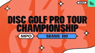 2023 Disc Golf Pro Tour Championship  MPO R3B9 Heimburg Robinson Buhr Wysocki  Jomez Disc Golf [upl. by Atiluj]