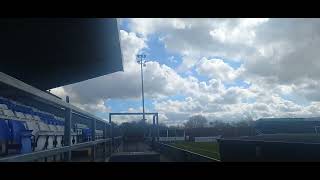 Bishops stortford fc pitch side vs Banbury united [upl. by Eenhpad]