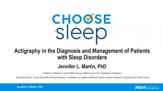 Actigraphy in the Diagnosis and Management of Patients with Sleep Disorders [upl. by Nilyam]