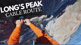 Icy amp Sketchy  Colorados BEST Mountain  Longs Peak  Cable Route [upl. by Burnie851]