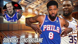 Philadelphia 76ers Vs Phoenix Suns Pregame Show Sixers Suns NBA [upl. by Neerac]