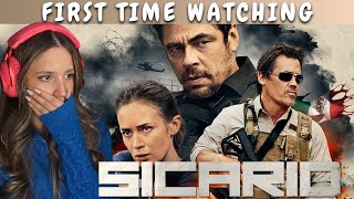 Sicario 2015 ☾ MOVIE REACTION  FIRST TIME WATCHING [upl. by Gasper829]