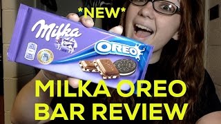 NEW MILKA OREO BAR REVIEW [upl. by Kurtzman]