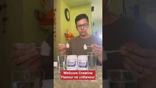 Wellcore Creatine Monohydrate Flavour amp Unflavour creatine supplements corefitlab shorts viral [upl. by Iliam]