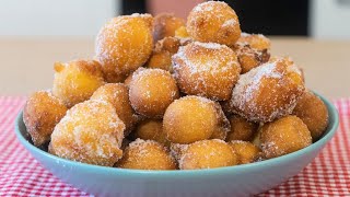 FRITTELLE VELOCI AL LIMONE 🍋 dolce fritto di Carnevale 🎊 🎉 sofficissime [upl. by Ariajaj]