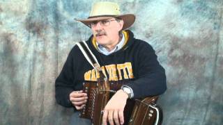 Big Nick plays the quotDquot Scale on the Cajun Accordion [upl. by Heyra]