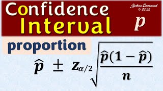 Confidence Interval for a population proportion  Solved Problems [upl. by Shaun]