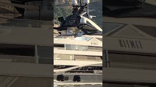 300M Superyacht KISMET Leaving Monaco Harbor superyacht yacht [upl. by Eiclek]