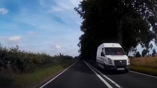 Drive A93 Road From Perth To Blairgowrie Perthshire Scotland [upl. by Ajidahk]