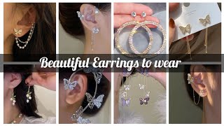 100 Beautiful Earrings Designs for girls  Daily Use Earrings Party wear Earrings Trending Earring [upl. by Klara]