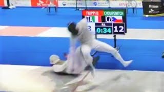 Fencing Match turns into WWE [upl. by Esserac762]