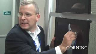 Corning at SID Corning® Gorilla® Glass Scratch Test [upl. by Deloria]