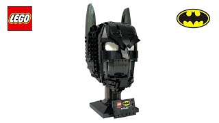 LEGO® 76182 DC Batman™ – Batman™ Cowl Mask – Speed Build Review [upl. by Htebaras224]